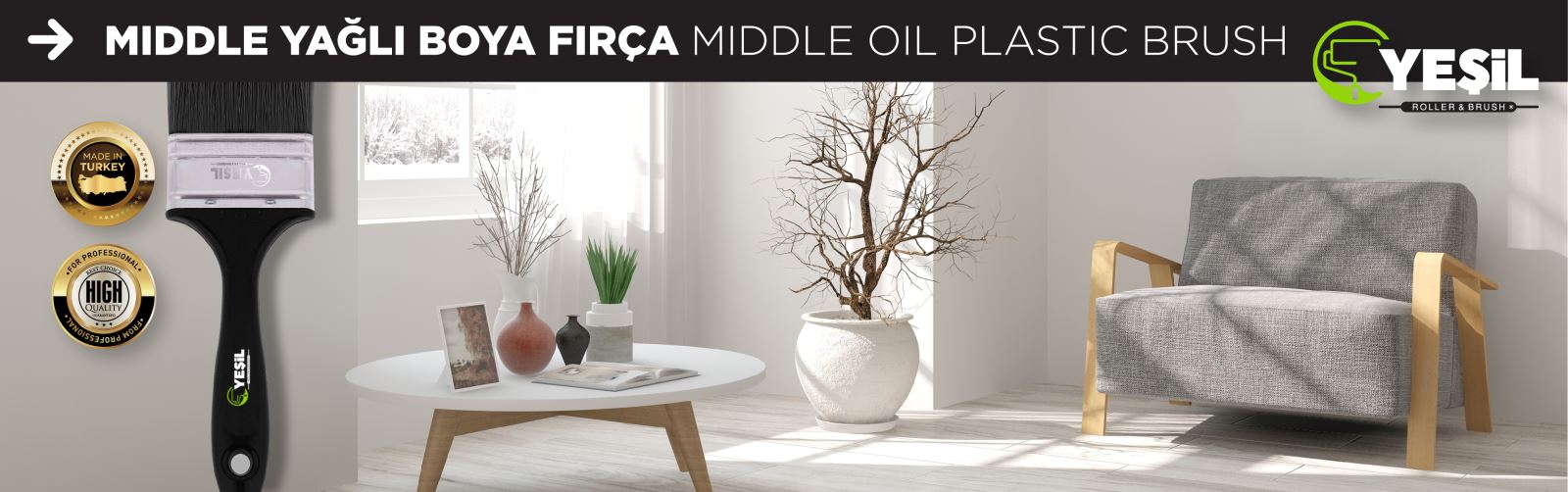 MIDDLE YAĞLI BOYA FIRÇA